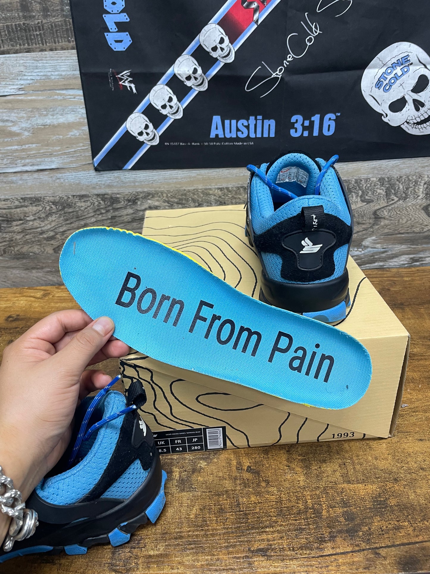 9.5 - xVESSEL x Sickö Hiking Shoes Nitro Blue