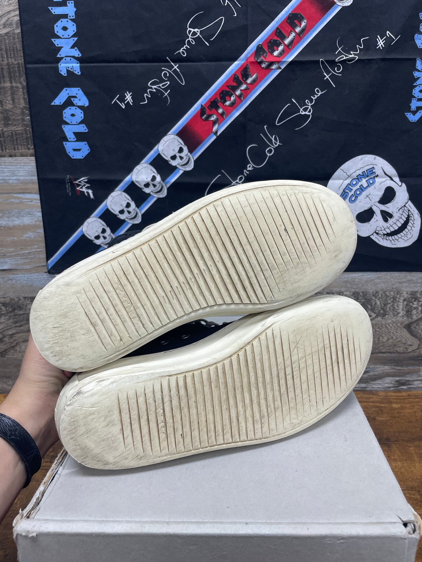 41/8 - Rick Owens DRKSHDW Low Ramones canvas