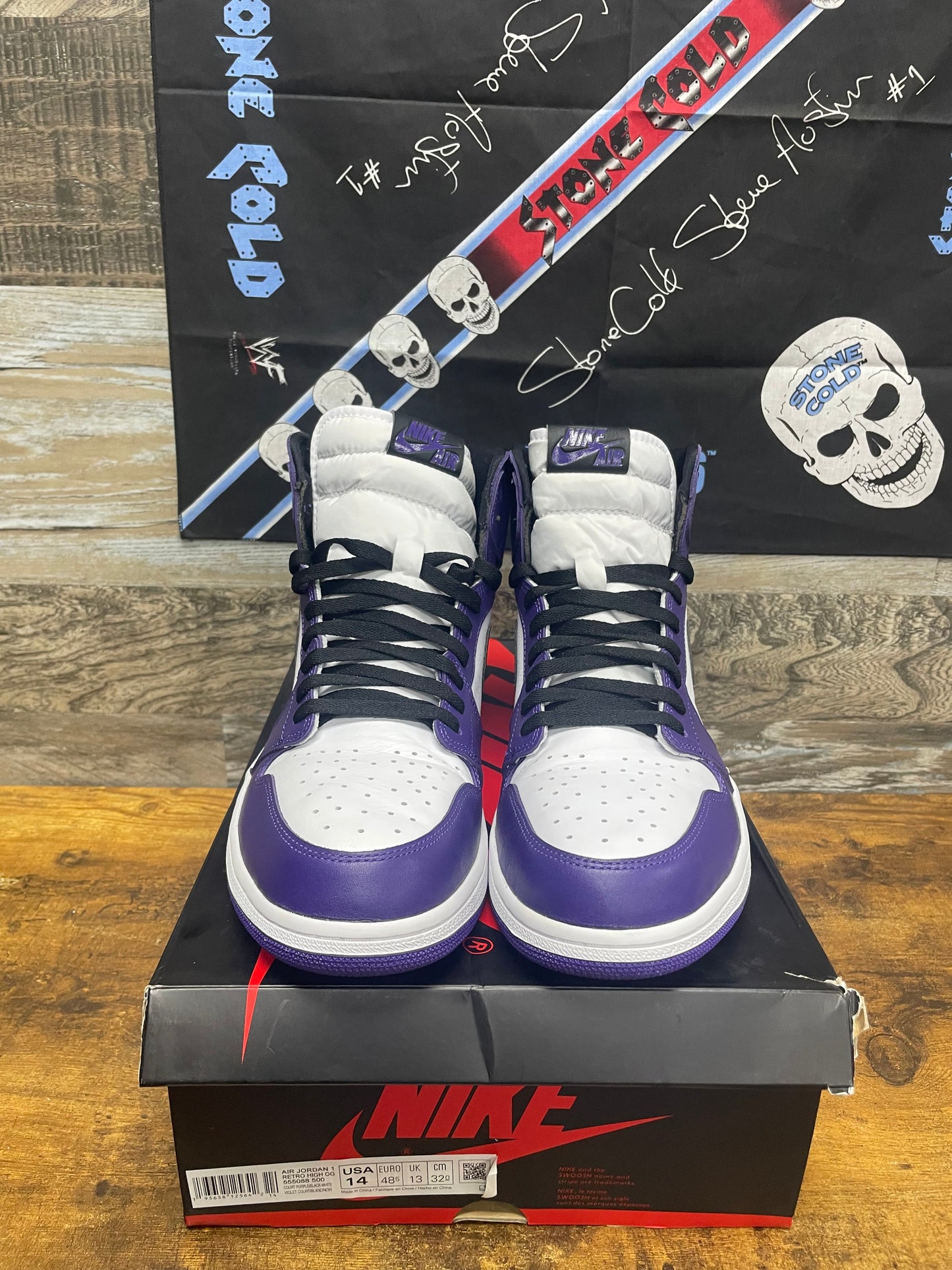 14 - Nike Air Jordan 1 Retro High OG "Court Purple" sneakers
