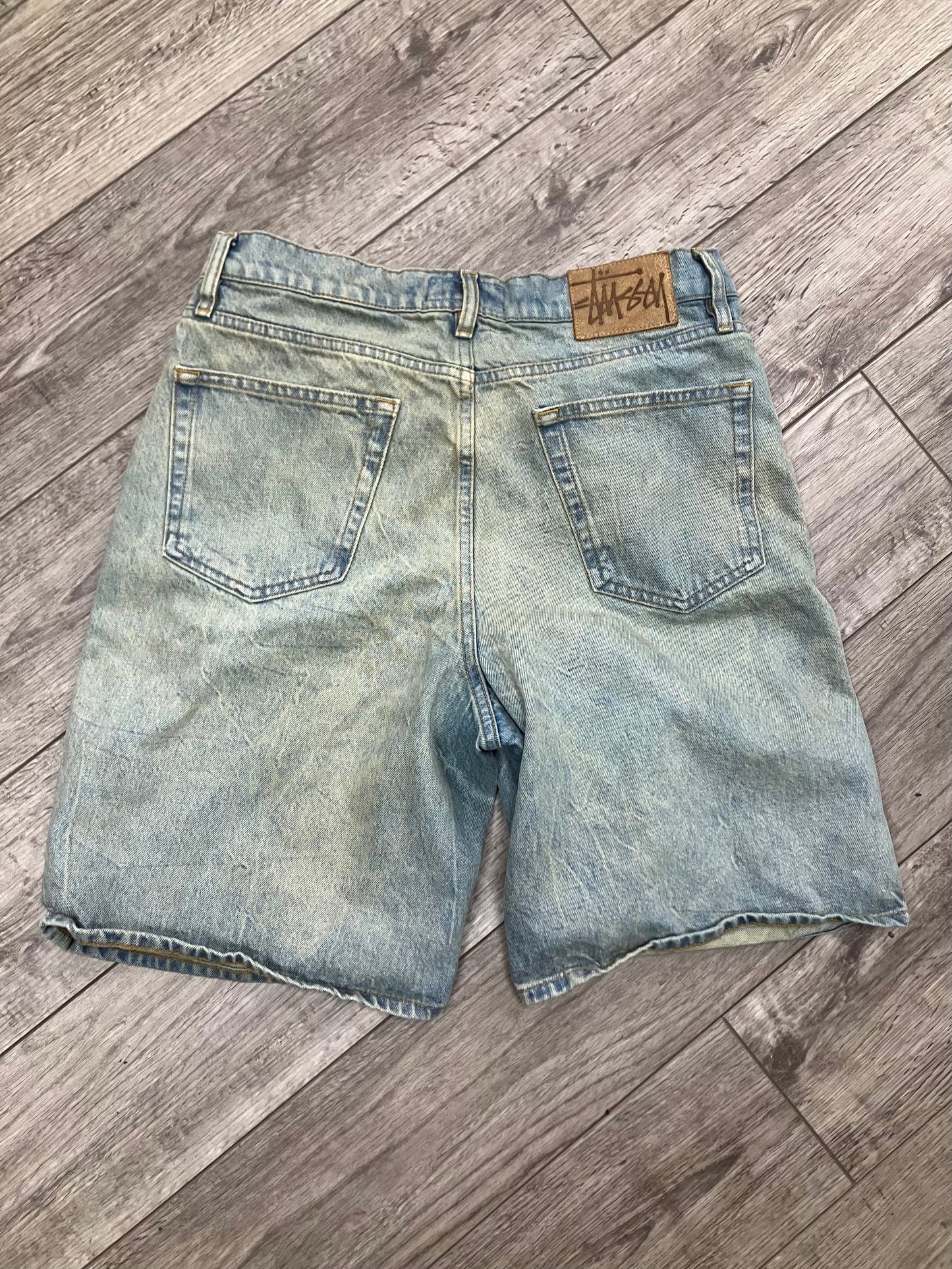 Stussy Big Ol’ Short Beach Wash Denim Shorts 30