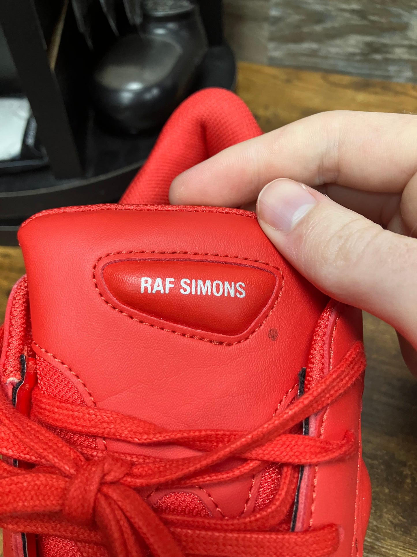 Adidas Raf Simmons Ozweego Red Size 12.5