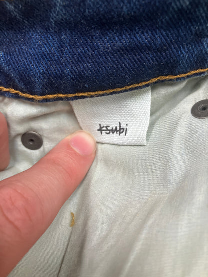 34-KSUBI Washed Light Blue Denim