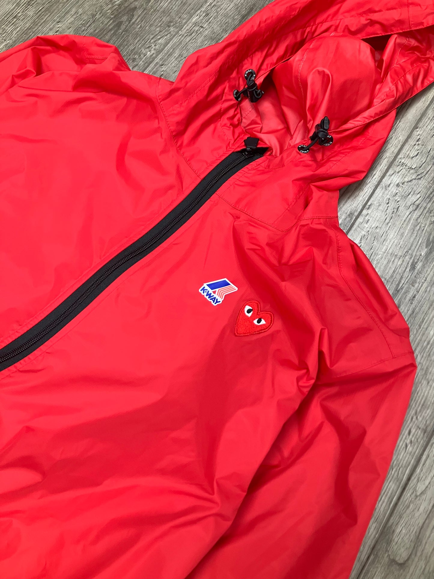 XL-Comme Des Garçons Play K-Way Full zip
