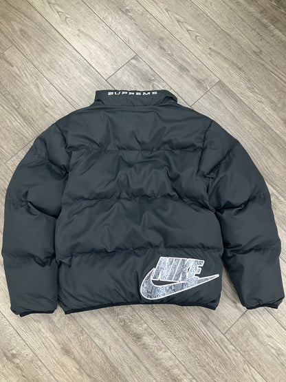 M-Nike Supreme reversible Puffer Jacket