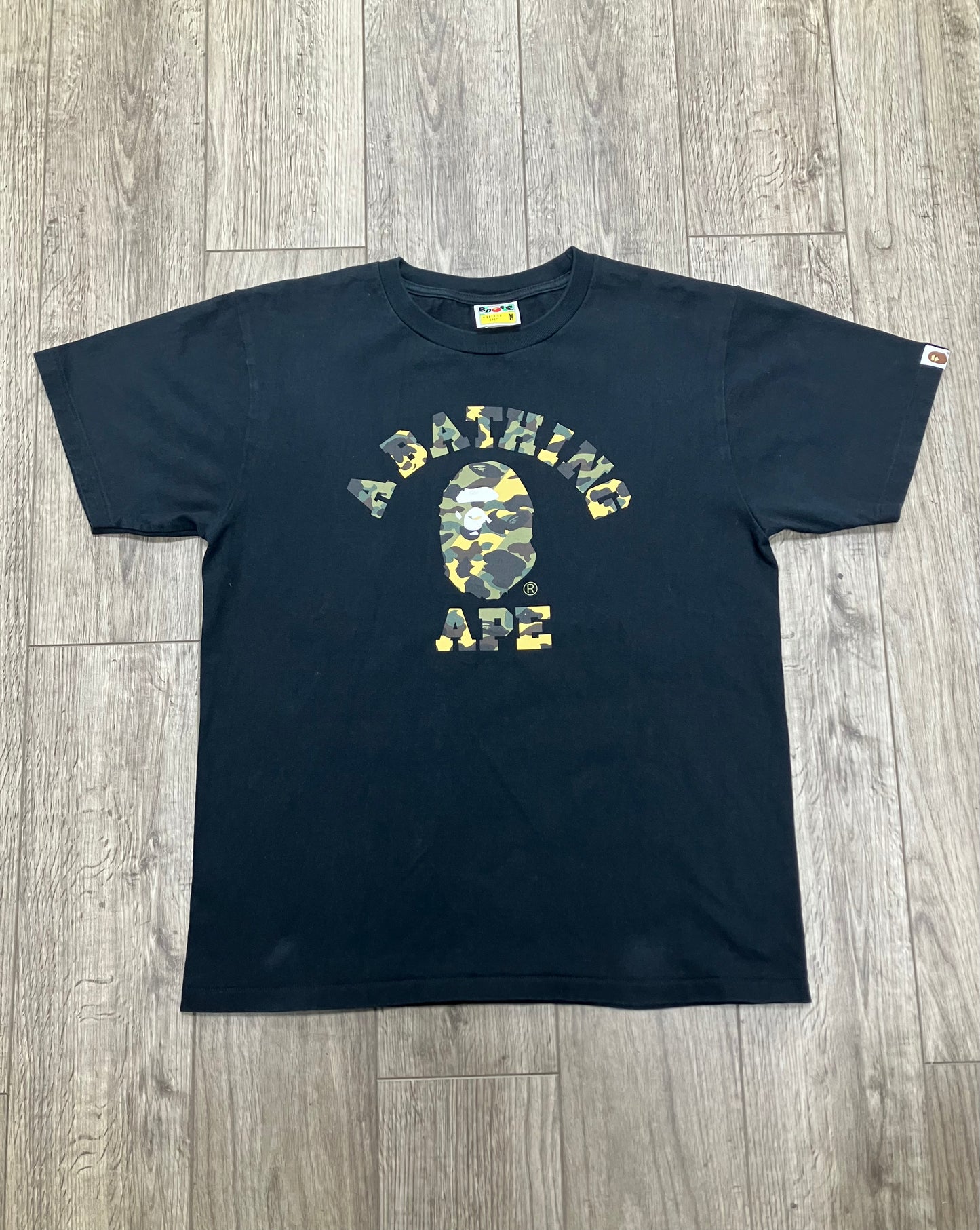 Bape 1st Camo College Tee Size M