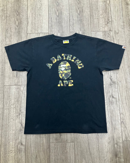 Bape 1st Camo College Tee Size M