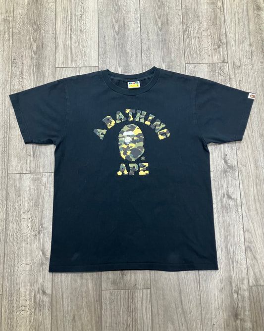 Bape 1st Camo College Tee Size M