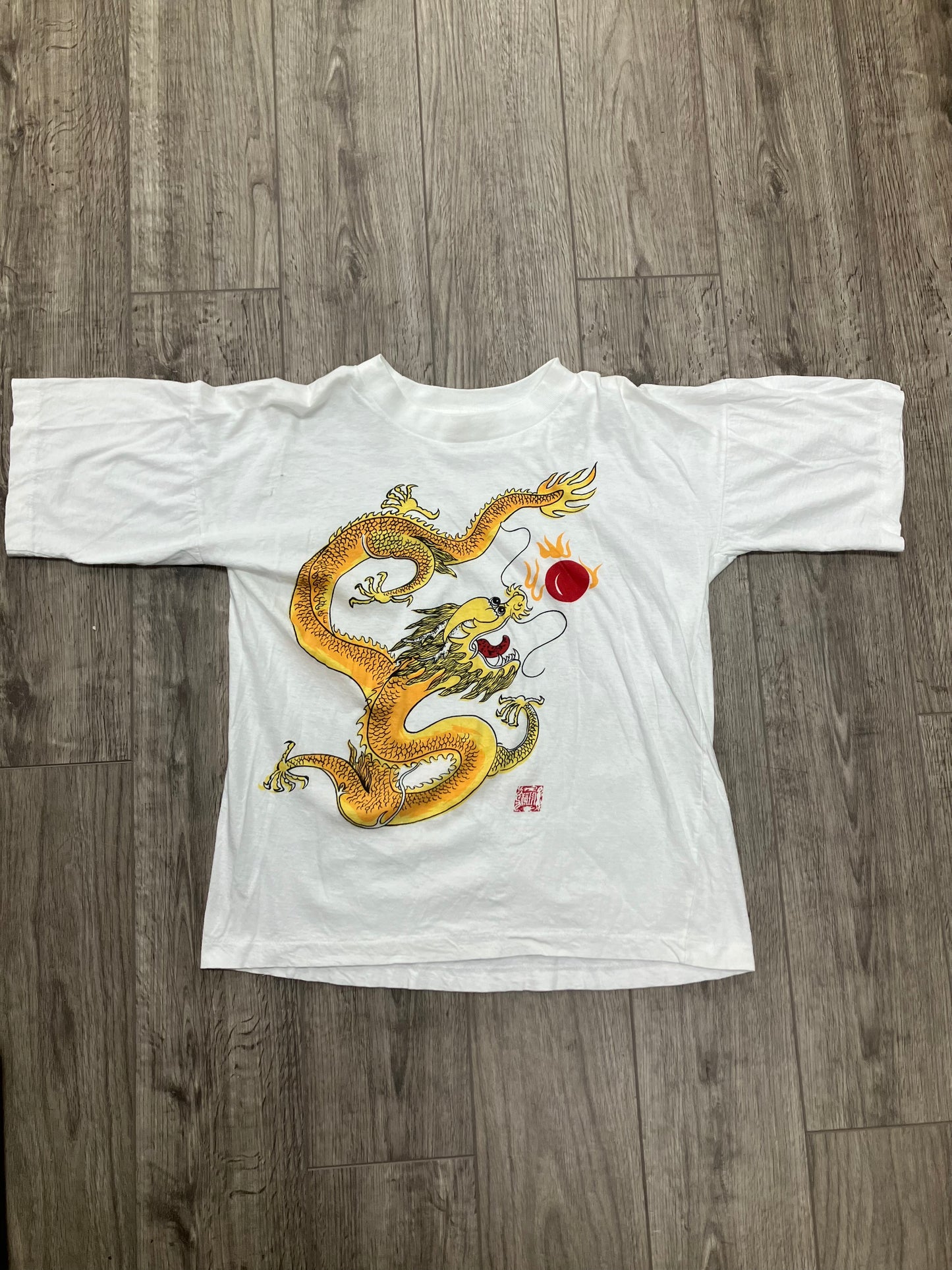 Vintage Dragon Tee Size S