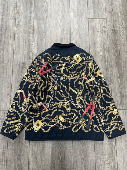 M - Supreme Gold Chains Quilted Jacket