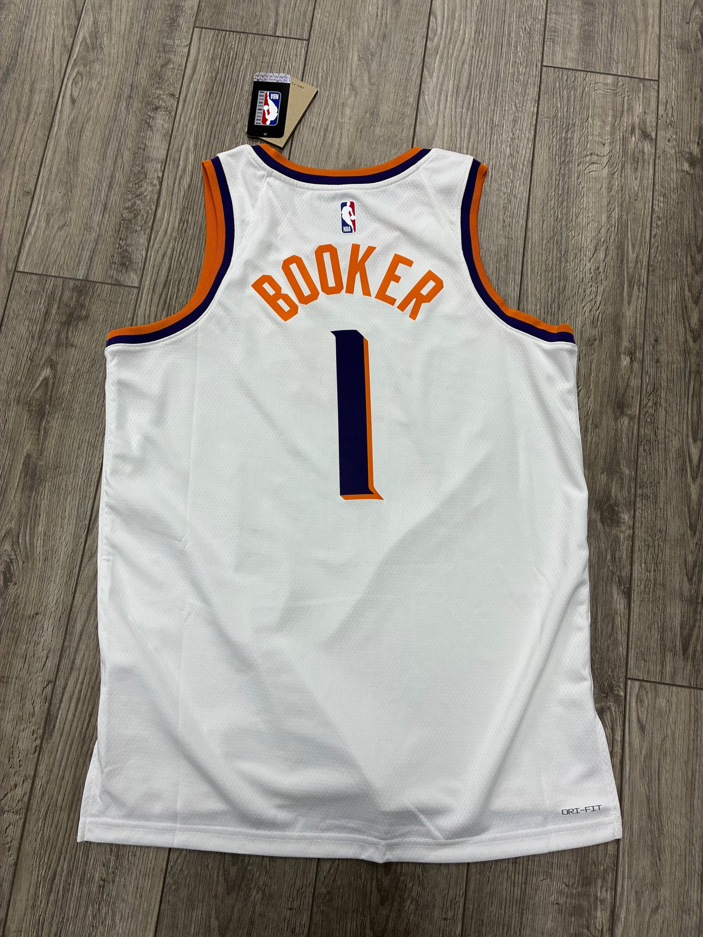 L - Devin Booker Phoenix Suns Association Edition Swingman Jersey