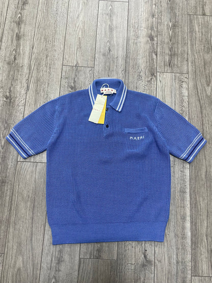 Marni 5 Gauge Fisherman Polo Shirt Size 50/M