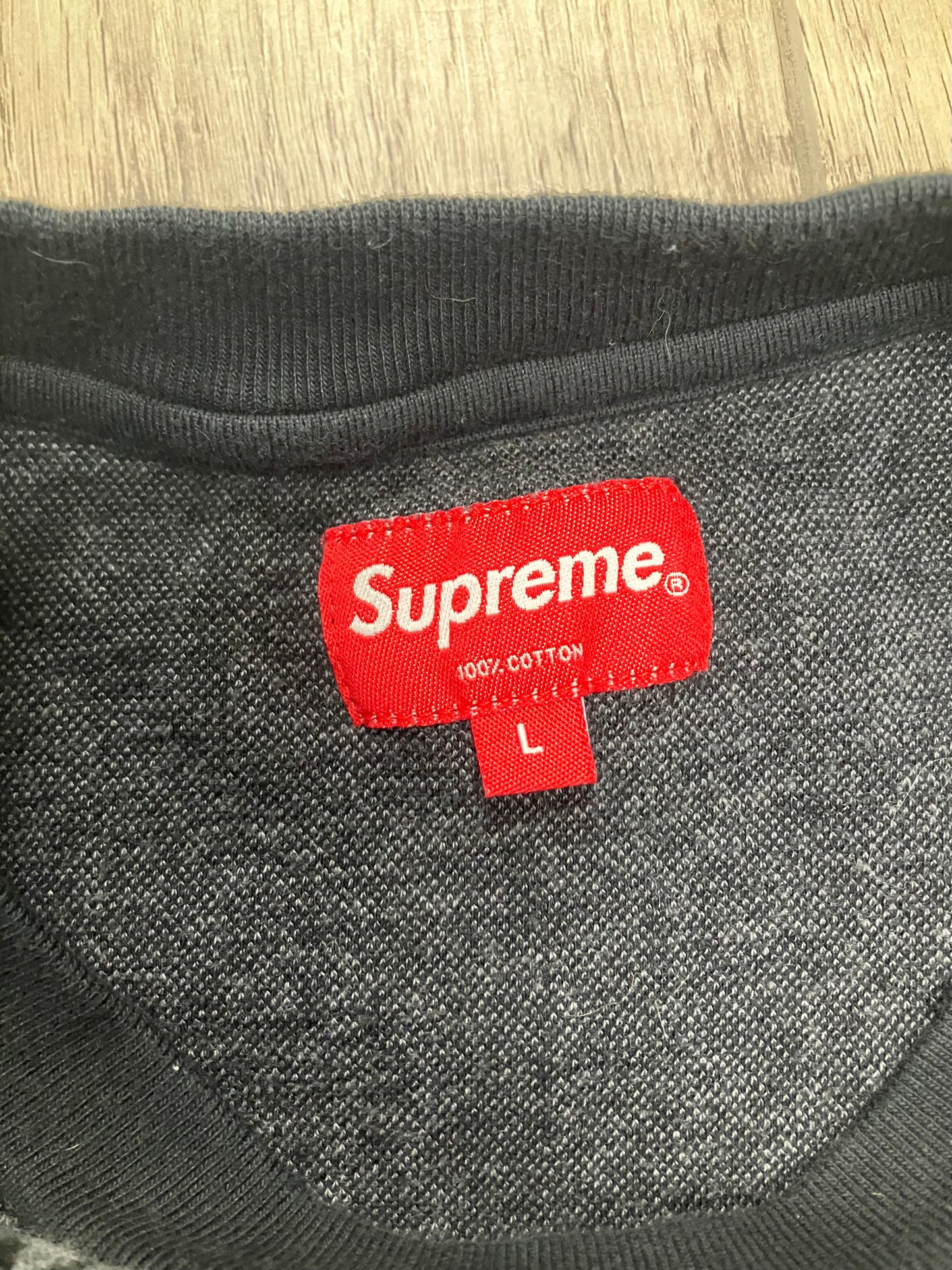 L-Supreme Text Jacquard Top