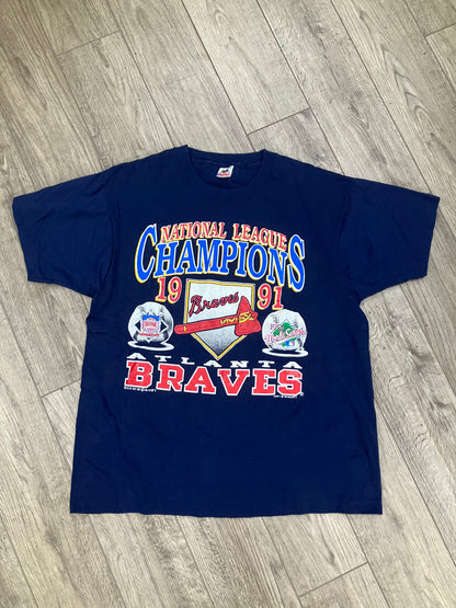 XL-Braves 1991 champions tee