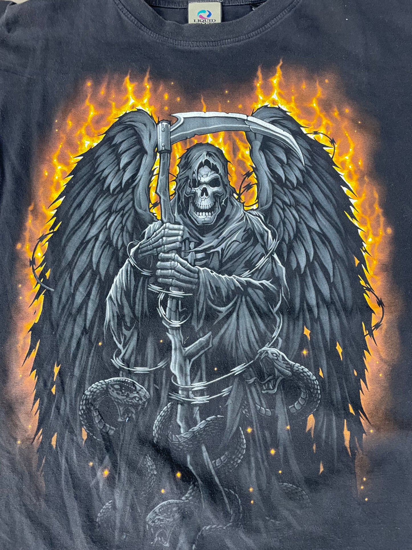 Liquid Blue Grim Reaper Tee Size XXL Tall