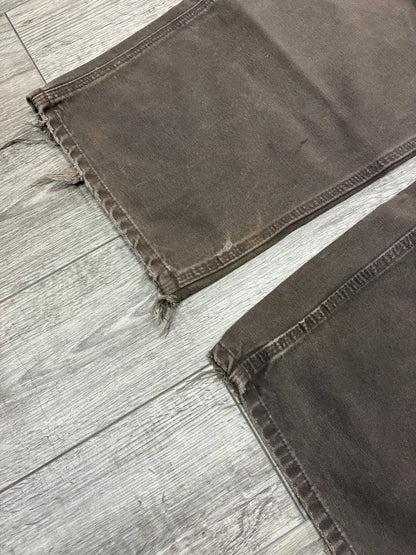 42 - Carhartt Faded Brown Carpenter Work Pants