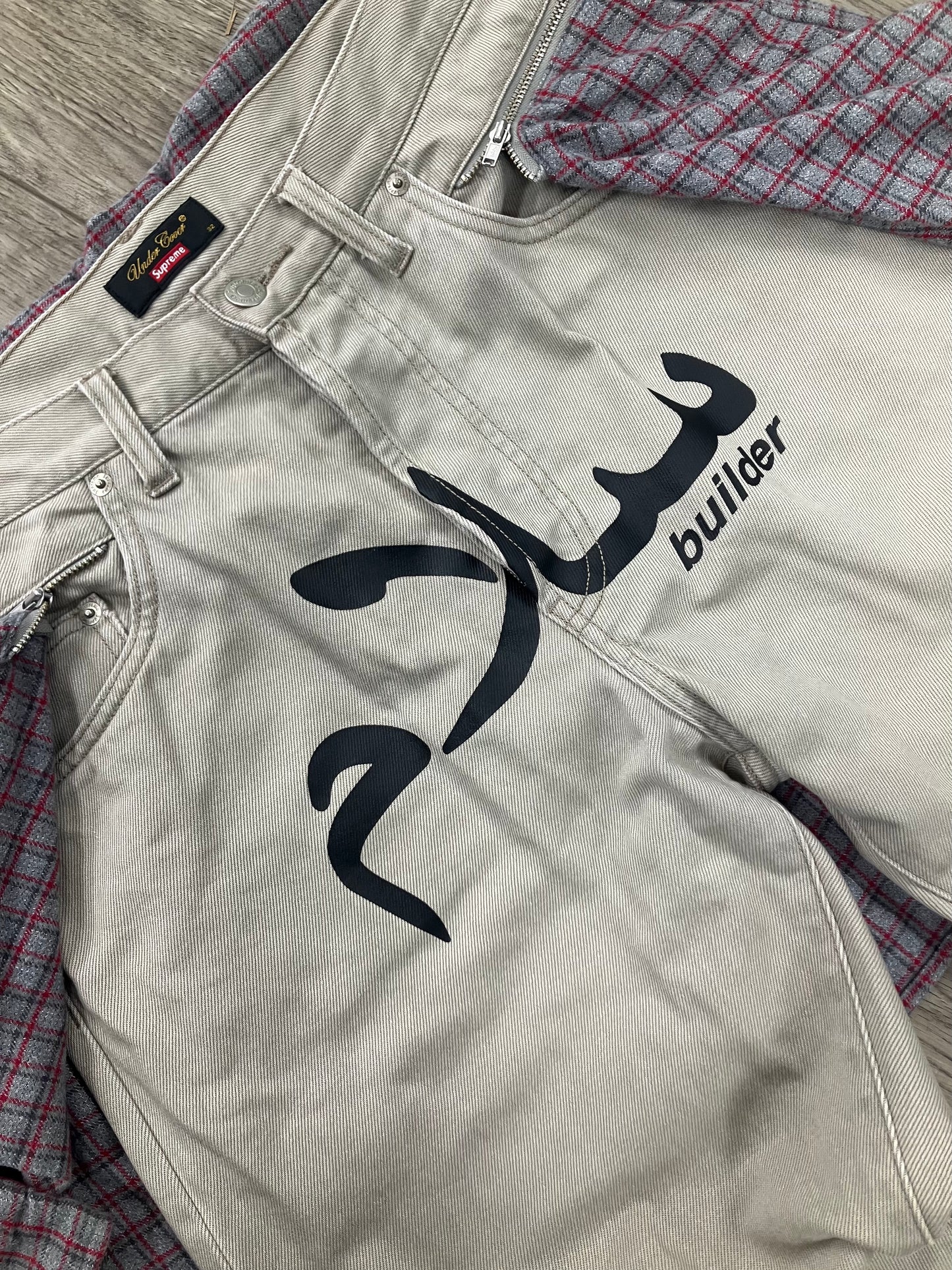 32-Undercover Supreme Layered Flannel Pants