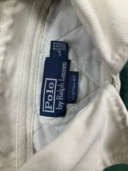 L-Polo Ralph Lauren Green Rugby Shirt