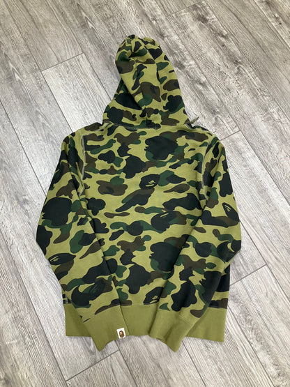 S-Bape Full Zip Green Camo