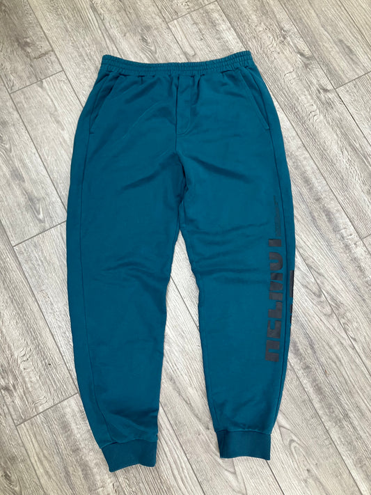 L-Helmut Lang Teal Sweatpants