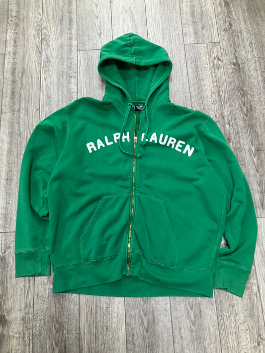 XL-Polo Jeans Company Green Zip Logo Hoodie