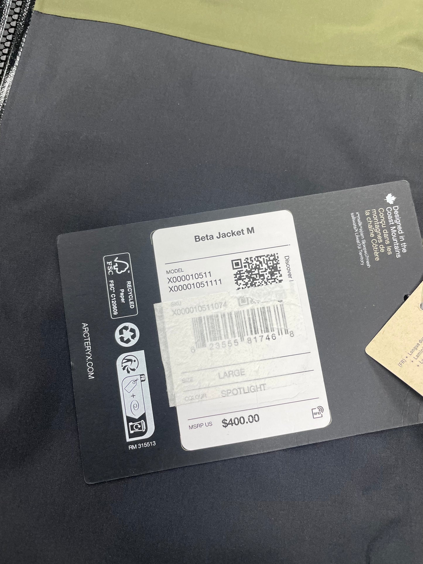L-Arc’teryx Beta Spotlight Jacket
