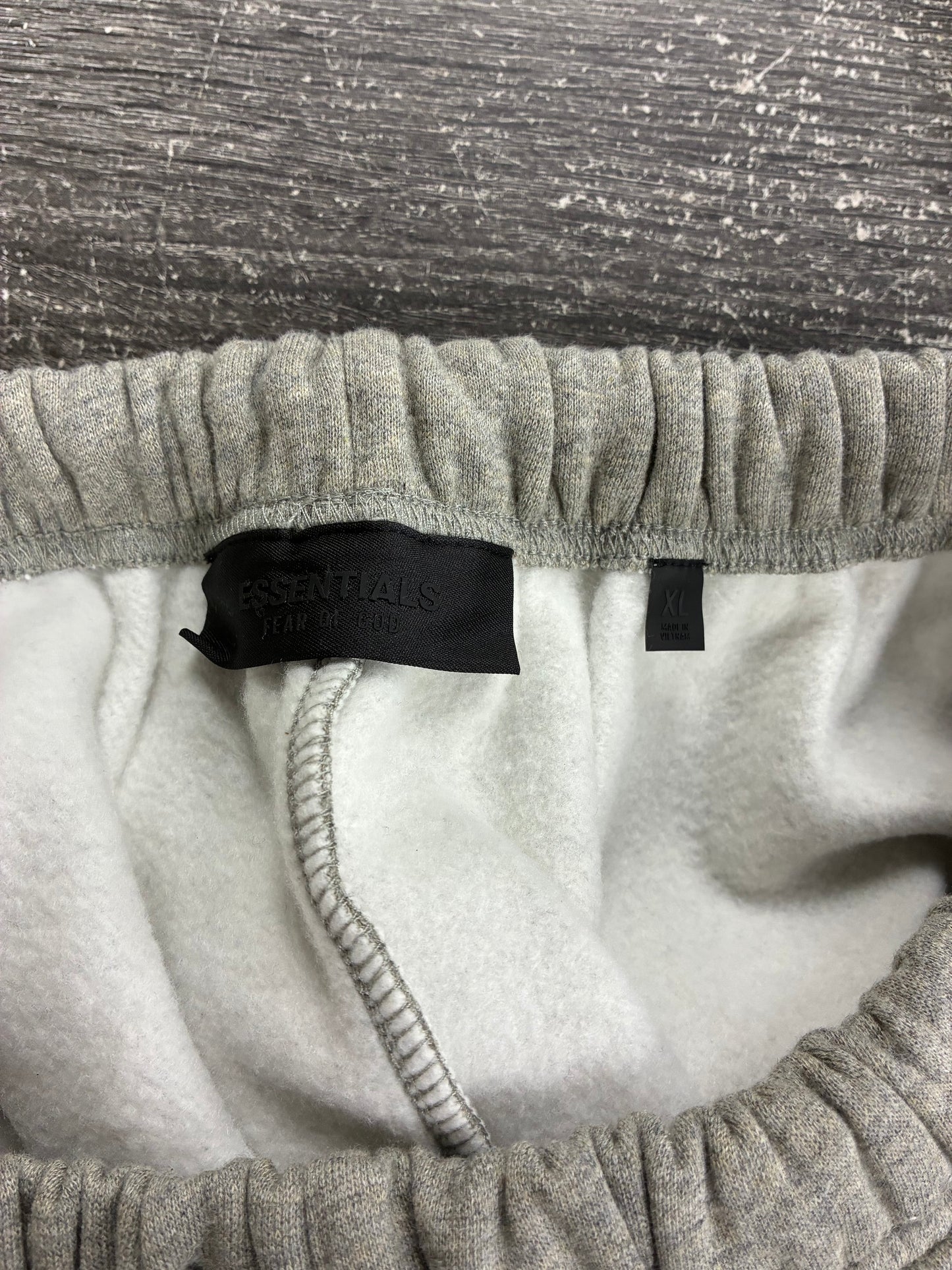 XL - Fear of God ESSENTIALS Heather Grey Sweat Shorts