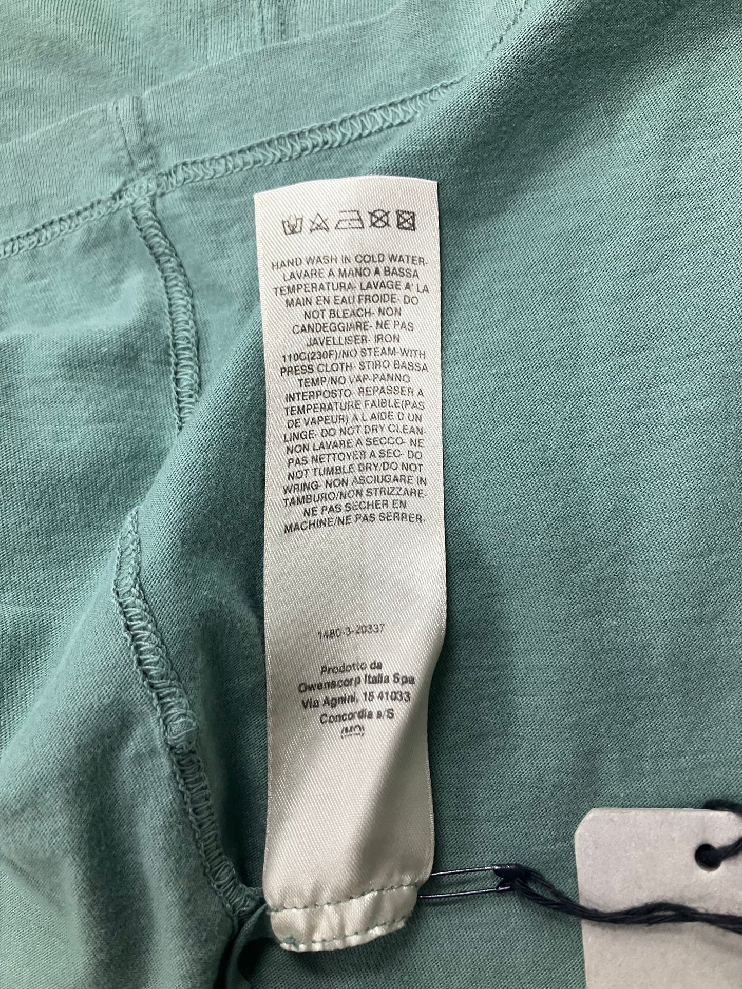 L-Rick Owens DRKSHDW Hustler aqua Hoodie