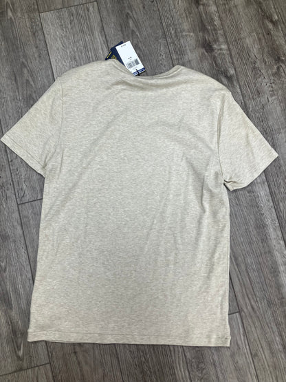M-Polo Beige Logo Tee
