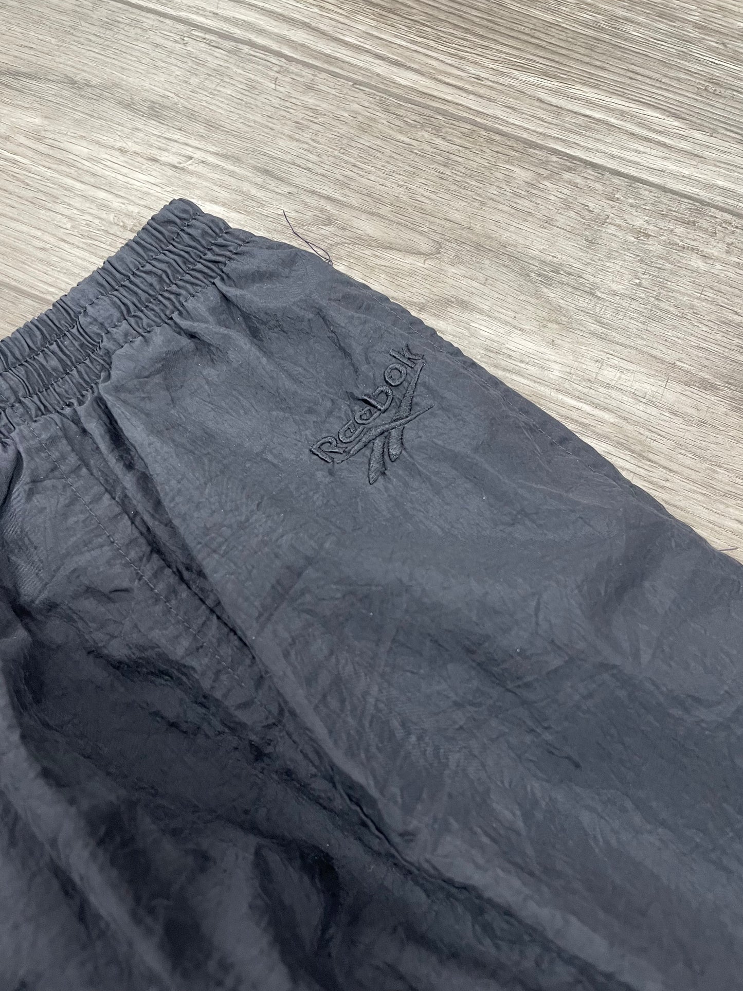 L-Vintage Reebok Black Track Pants
