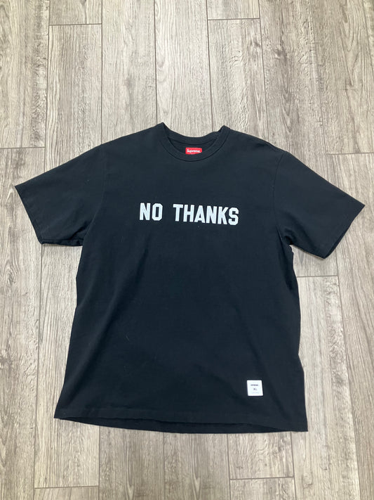 XL-Supreme No Thanks Tee