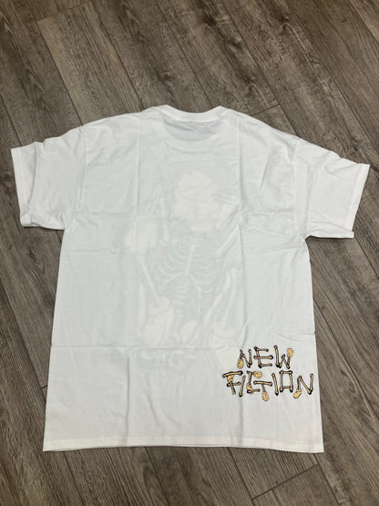 L-Kaws Skeleton New Fiction Tee