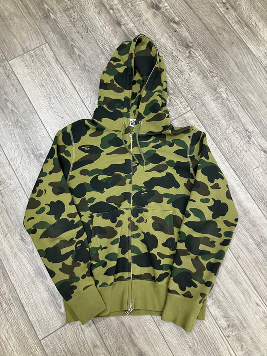 S-Bape Full Zip Green Camo