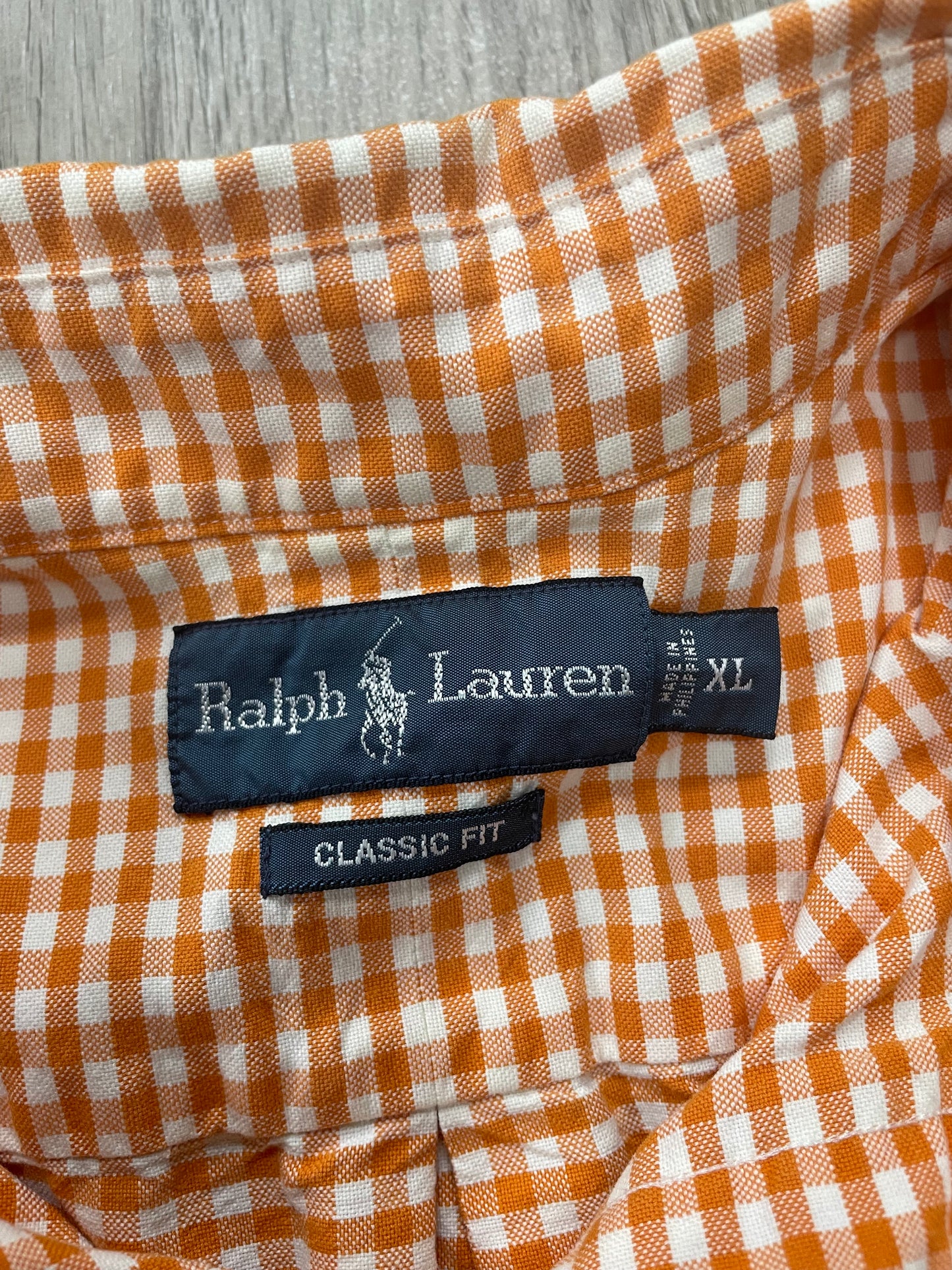 XL-Polo Ralph Lauren Gingham Button Up Shirt