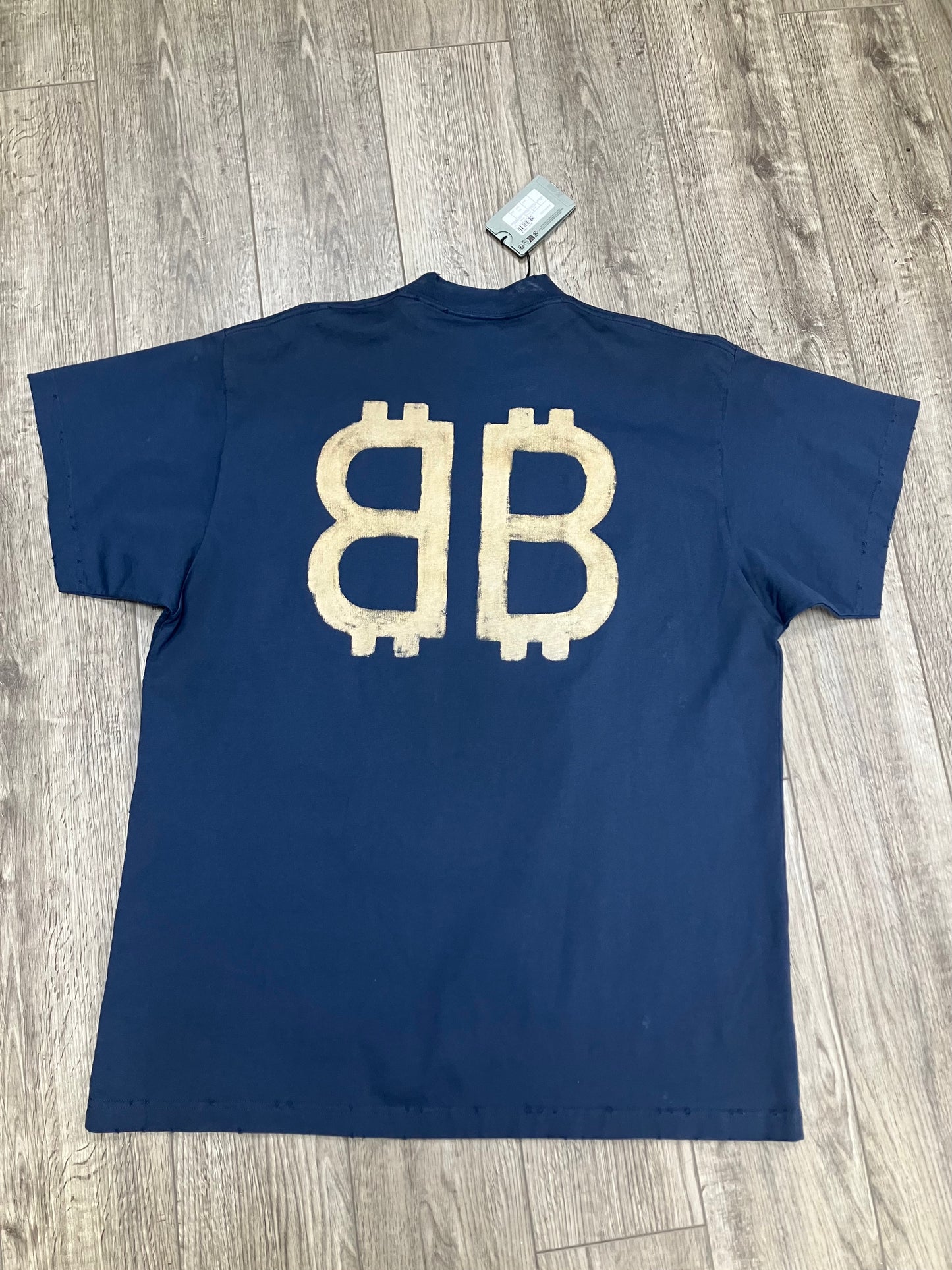 1-Balenciaga Crypto Logo Tee