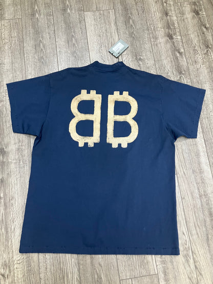 1-Balenciaga Crypto Logo Tee
