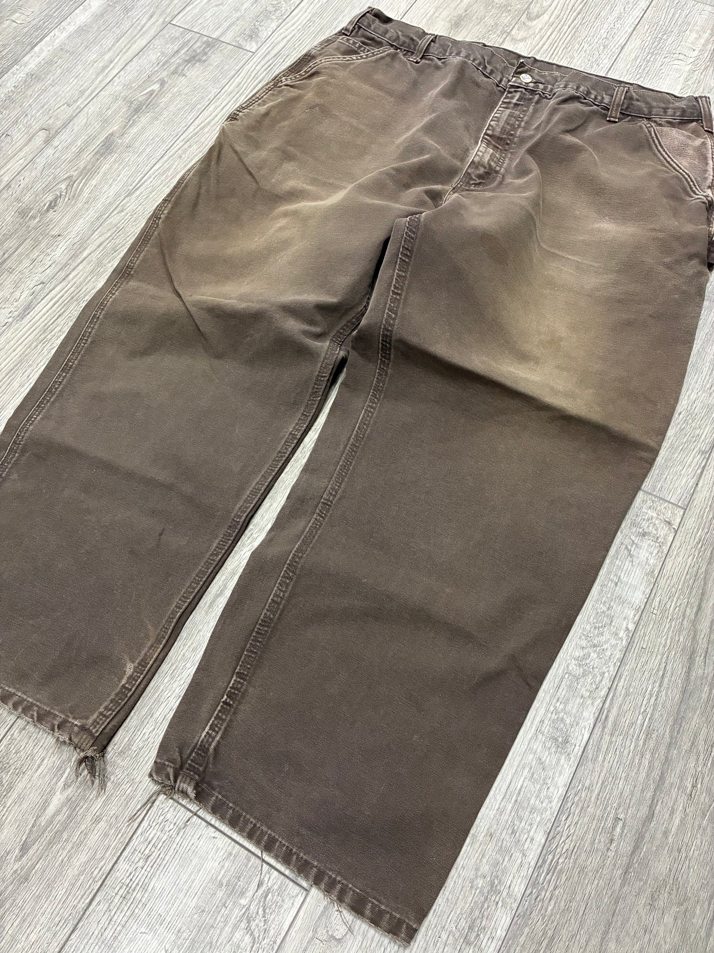 42 - Carhartt Faded Brown Carpenter Work Pants