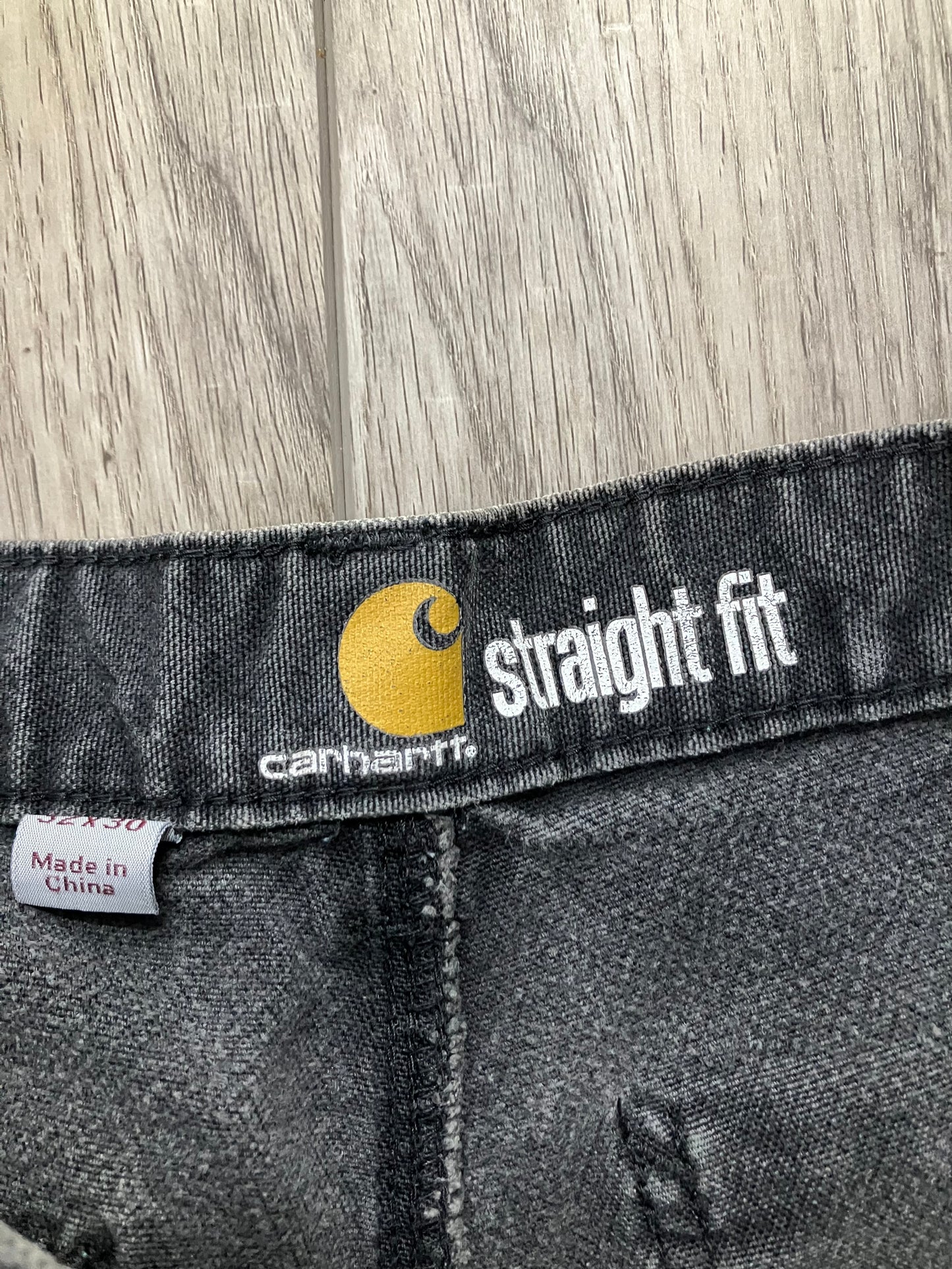 Carhartt Black Double Knee Pants Size 32x30