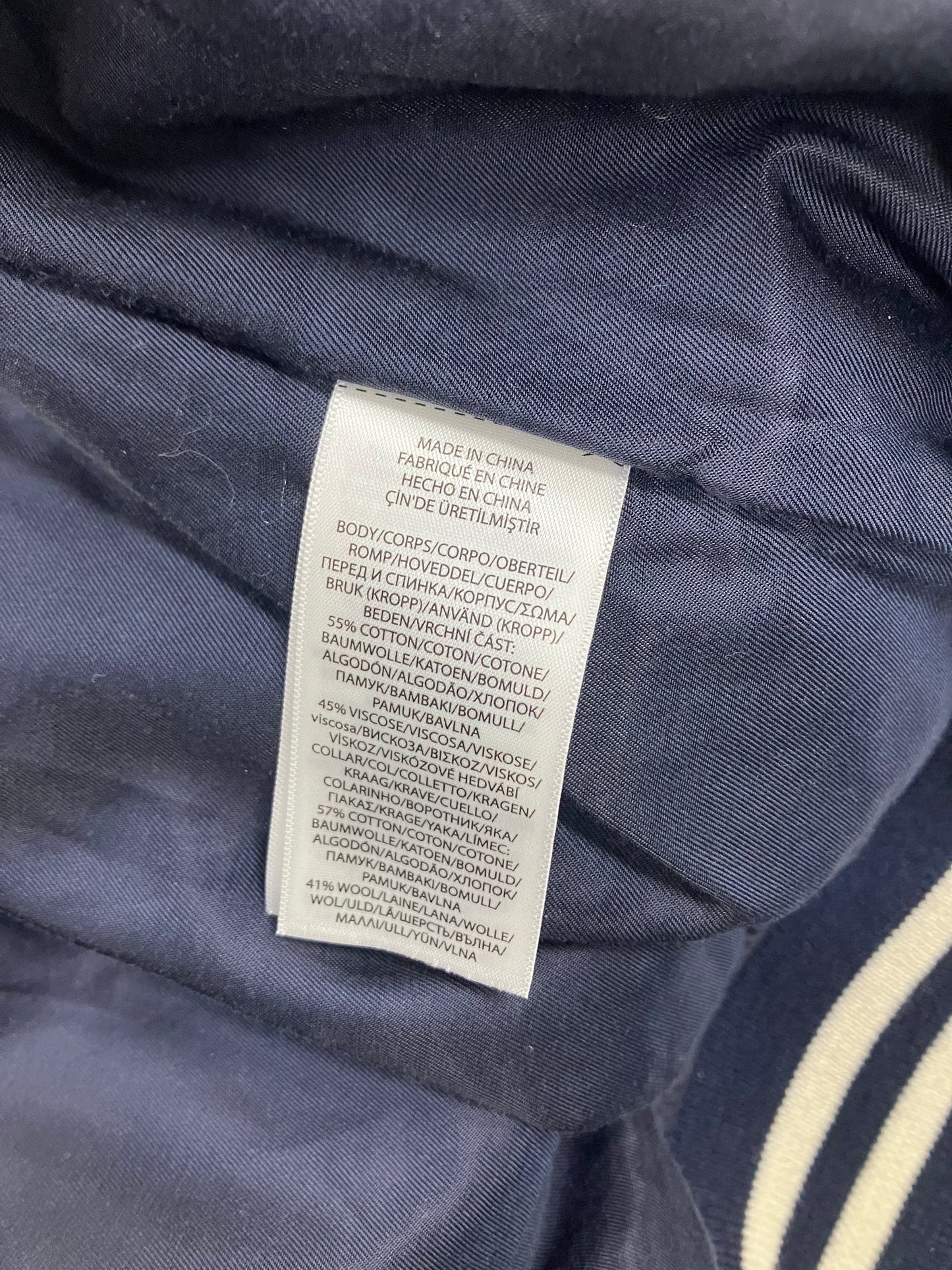 L-Polo Ralph Lauren Yankees Varsity Jacket