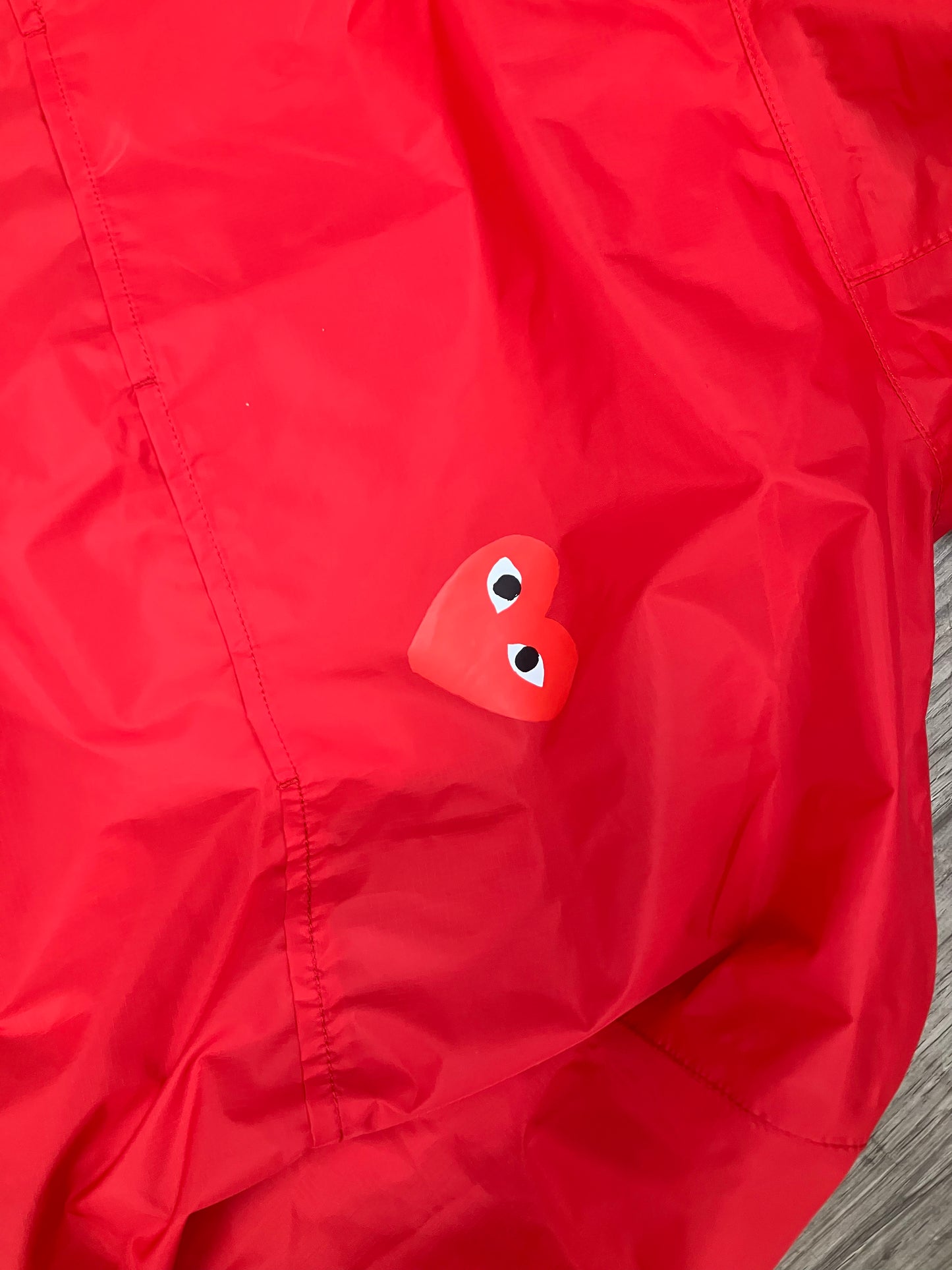 XL-Comme Des Garçons Play K-Way Full zip
