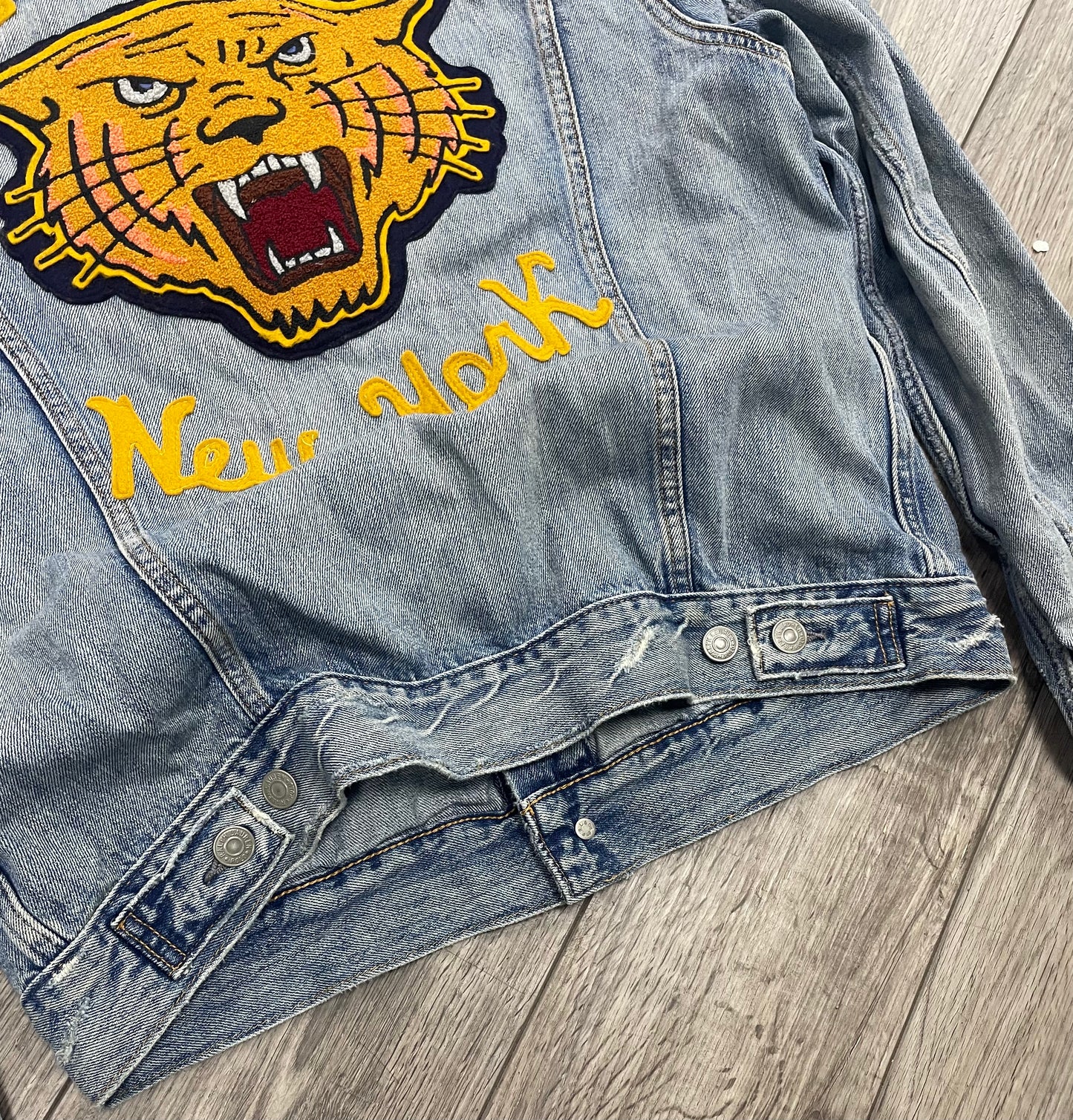 M - Polo Ralph Lauren "RL Tigers" State Champs denim jacket