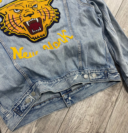 M - Polo Ralph Lauren "RL Tigers" State Champs denim jacket
