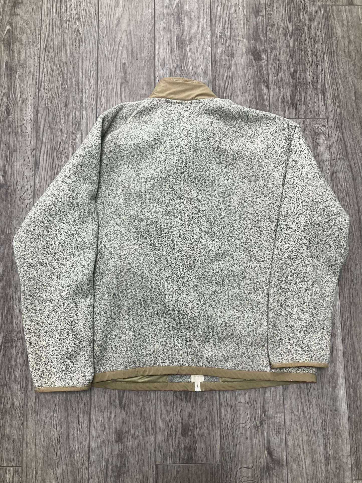 North Face Beige Fleece Jacket Size L