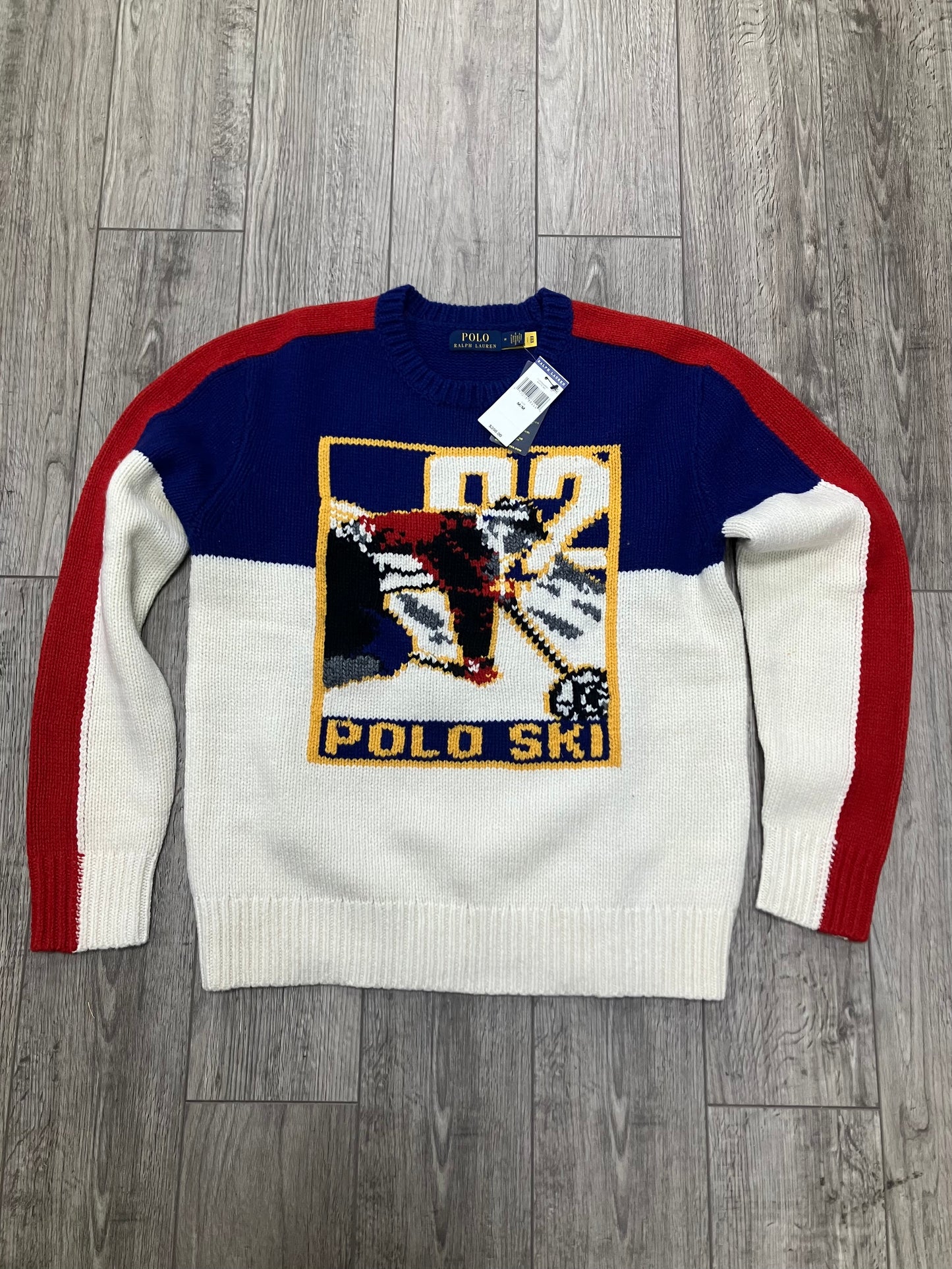 M-Polo Ralph Lauren Ski 92 Wool Sweater