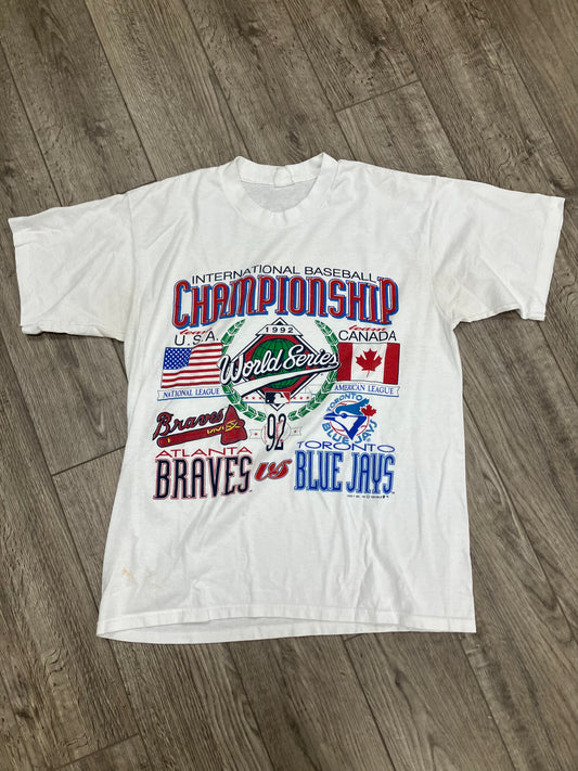 L-Braves vs Blue Jays 1992 tee