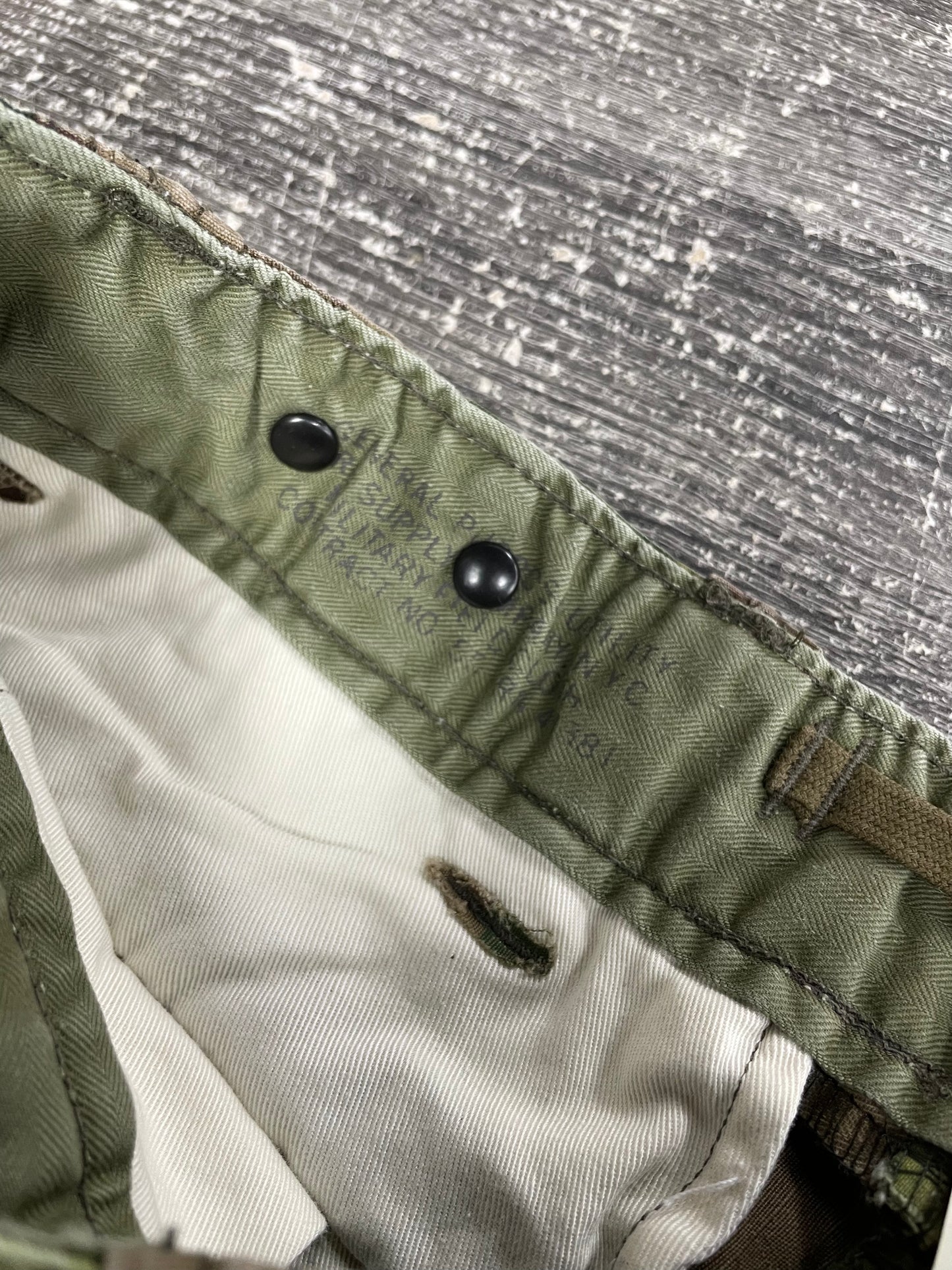30 - Double RL (RRL) Green Patchwork-Camouflage Shorts