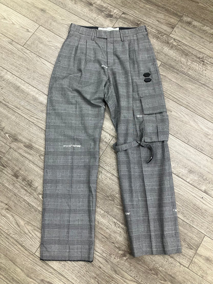 30-Off-White Tailored Strap Cargos