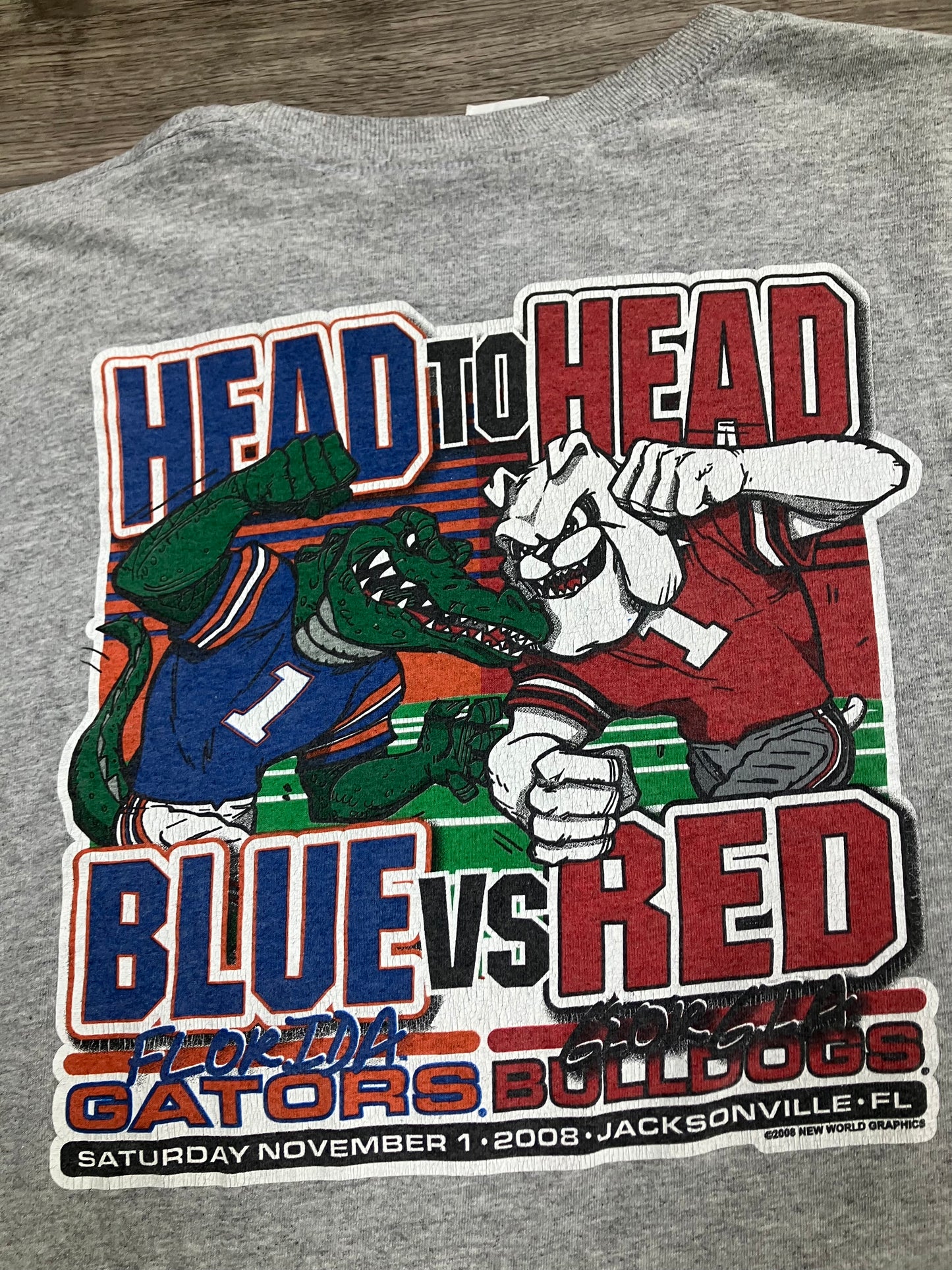 2008 Georgia vs Florida Long-Sleeve Tee Size XL