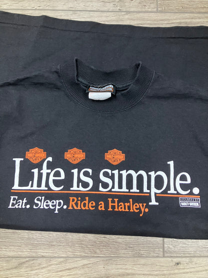 Harley single stitch tee Size M