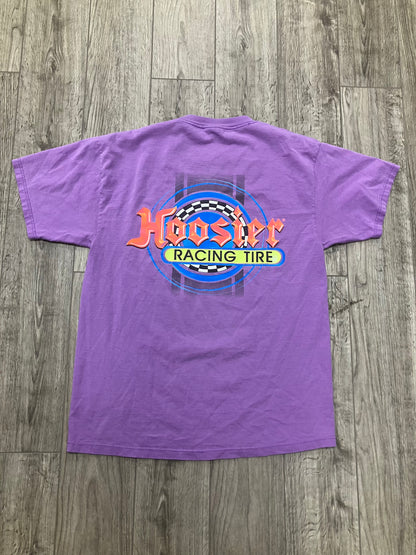 Vintage Hoosier Racing Tire Tee Size L