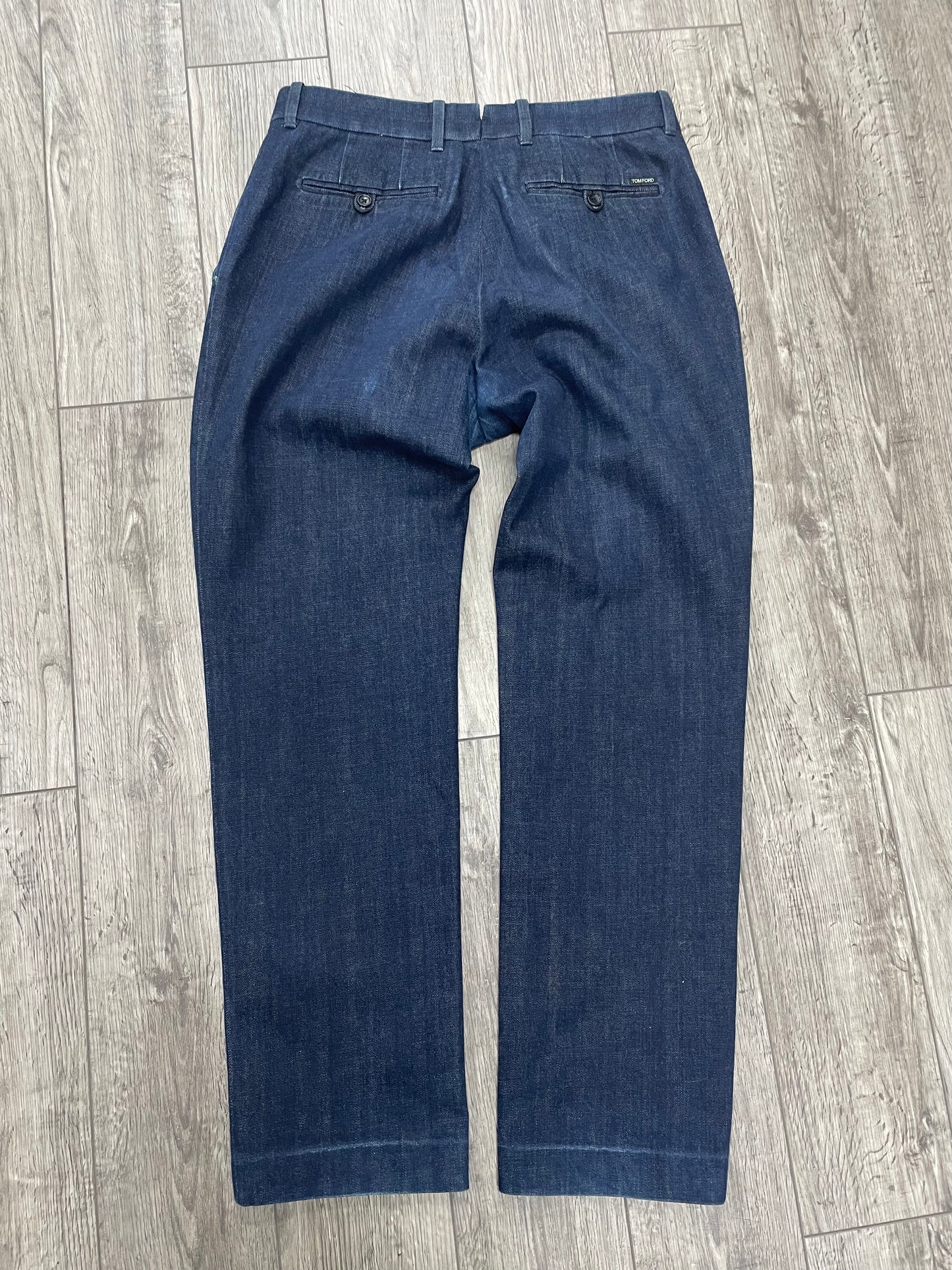 34-Tom Ford Indigo Blue Dress Pants